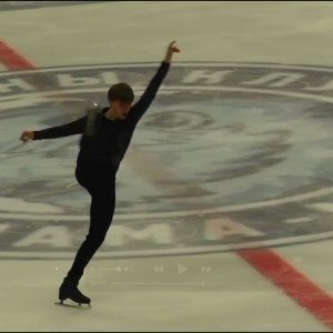 Deniss Vasiljevs - Minsk Ice Star 2018 SP - Papa Was A Rolling Stone