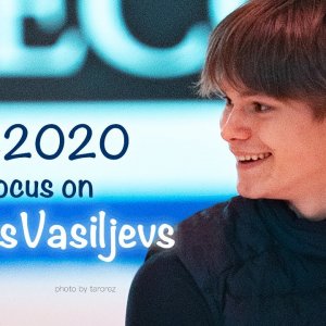 Deniss Vasiljevs - EC2020 - random capture of Deniss by a fancam