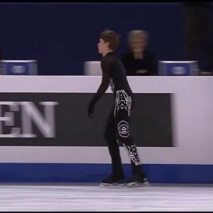 Alexander Samarin - MEN FS Warm-up Group 4 -- World Junior Figure Skating Championships 2016