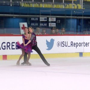 Anastasia Skoptsova & Kirill Aleshin - 2015 JGP Zagreb Short Dance