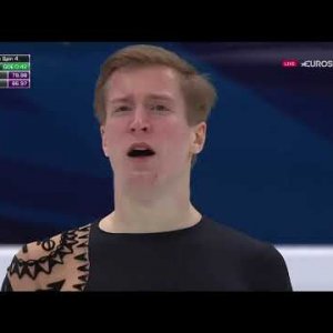 Alexander SAMARIN European Championships 2018 Men, Free Program
