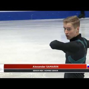 Alexander SAMARIN - FP / run through Practice GPS Skate Canada 2017