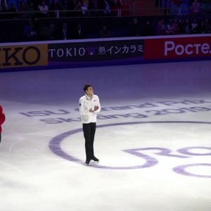Rostelecom Cup 16.11.2019 FS warm-up Samarin & Aliev