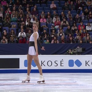 Carolina Kostner - World Figure Skating Championships 2017 SP (Russian commentary)