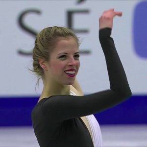 Carolina Kostner - European Figure Skating Championships 2017 SP (NBC, English commentary)