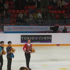 Men Victory Ceremony - Grand Prix Grenoble 2018 - Chen Brown Samarin - Part 2 - 24/11/2018