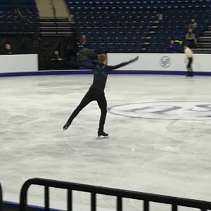 Alexander Samarin. Free program practice. European Championship. Minsk. 01.26.19