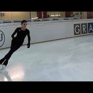 Alena Kostornaia - 2020 European Championships SP Practice