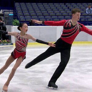 Audrey Lu & Misha Mitrofanov - 2016 JGP Ostrava SP