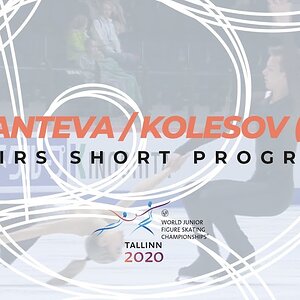 Kseniia Akhanteva & Valerii Kolesov - 2020 Junior World Championships SP
