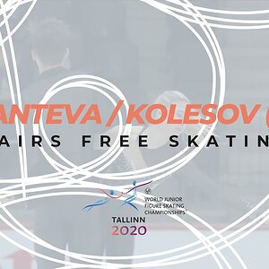 Kseniia Akhanteva & Valerii Kolesov - 2020 Junior World Championships FS