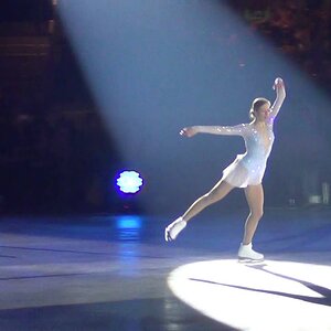 Carolina Kostner - Olympic Champions show in Moscow 2014 - Ave Maria (rinkside video)