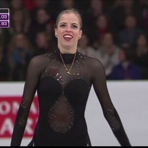Carolina Kostner - European Figure Skating Championships 2014 FS (Eurosport, British commentary)