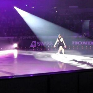 Carolina Kostner - Ice Legends 2014  - Chopin Waltz with Kotaro Fukuma (rinkside video)