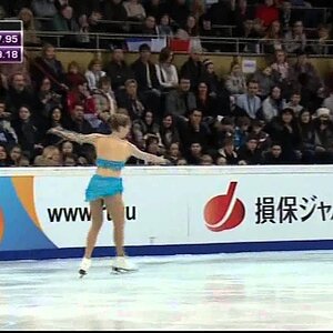 Carolina Kostner - Cup of Russia 2013 FS (Eurosport, British Eurosport)