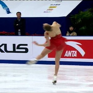 Carolina Kostner - Cup of China 2013 SP (Eurosport, British commentary alt. link)
