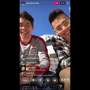 Keegan Messing - Keegan & Nam hanging out in Anaheim Feb. 2019