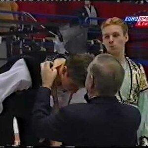 Evgeni Plushenko European Championships 1998 Medal Ceremony