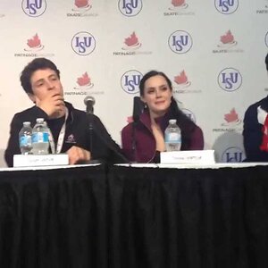 Kaitlyn Weaver & Andrew Poje - 2013 Skate Canada Press Conference