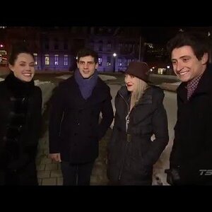 Gilles & Poirier - Canadian Nationals 2016 - Interview with Virtue & Moir