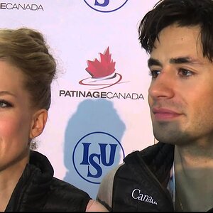 Kaitlyn Weaver & Andrew Poje - 2015 Interview at Skate Canada 1