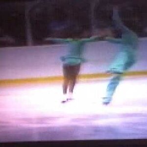 1980 Christina Riegel Andreas Nischwitz - West Germany OLYMPIC SP
