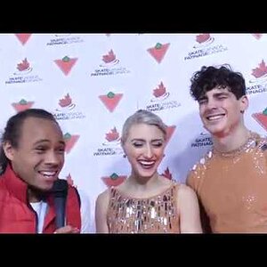 Gilles & Poirier - Canadian Nationals 2020 - Interview after FD