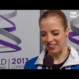 Carolina Kostner - Rai Sport Interview after Worlds 2013 (in Italian)