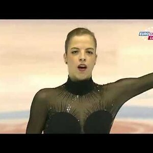 Carolina Kostner - European Figure Skating Championships 2013 FS (Eurosport, German commentary)
