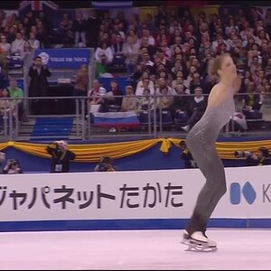 Carolina Kostner - World Figure Skating Championships 2012 FS (Eurosport, Dutch commentary)