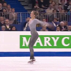 Carolina Kostner - World Figure Skating Championships 2012 FS (NBC, English commentary)