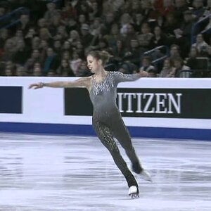 Carolina Kostner - European Figure Skating Championships 2012 FS (Yle, Finnish commentary)