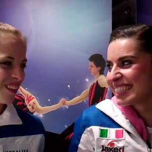 Carolina Kostner - ISU Interview after Challenge Cup 2012 with Valentina Marchei (in English)