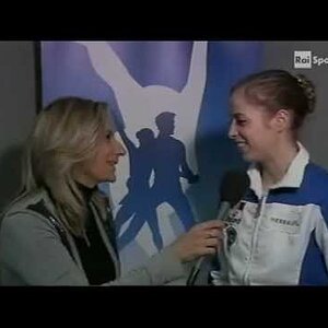 Carolina Kostner - 2012 Europeans Interview after FS Rai Sport (in Italian)