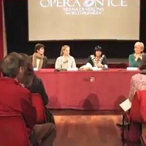 Carolina Kostner -PianuraNews.TV Interview 2012 Opera On Ice (in Italian and English)