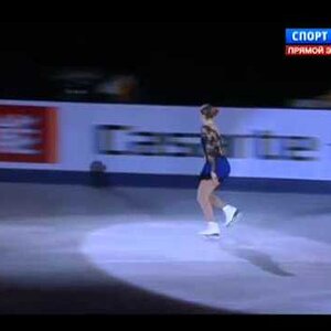 Carolina Kostner - Cup of China 2011 Exhibition (Russian commentary)