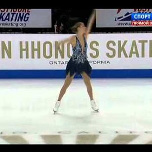 Carolina Kostner - Skate America 2011 FS (Russian commentary)