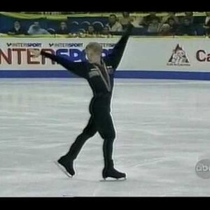 Evgeni Plushenko World Championships 2000 - LP (ABC Commentary)