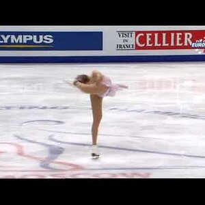 Carolina Kostner - World Figure Skating Championships 2011 FS (Eurosport, British commentary)