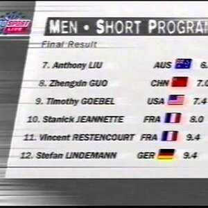 Evgeni Plushenko World Championships 2000  - Standings after SP
