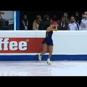Carolina Kostner - European Figure Skating Championships 2011 SP (Yle, Finnish commentary)