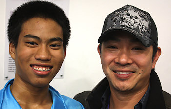 Nix Phengsy and Coach Alex Chang