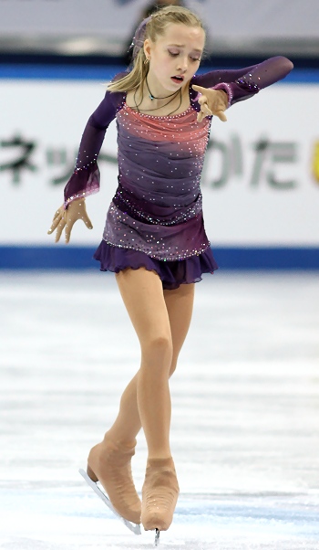 Elena Radionova at the 2012-13 Junior Grand Prix Final