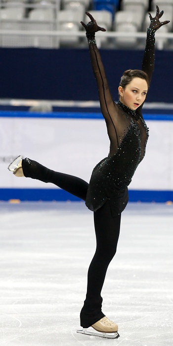 Elizaveta Tuktamysheva at the 2013 Russian National Figure Skating Championships