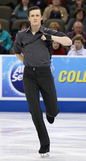 Jeremy Abbott performs his Short Program at the 2013 US National Figure Skating Championships.
