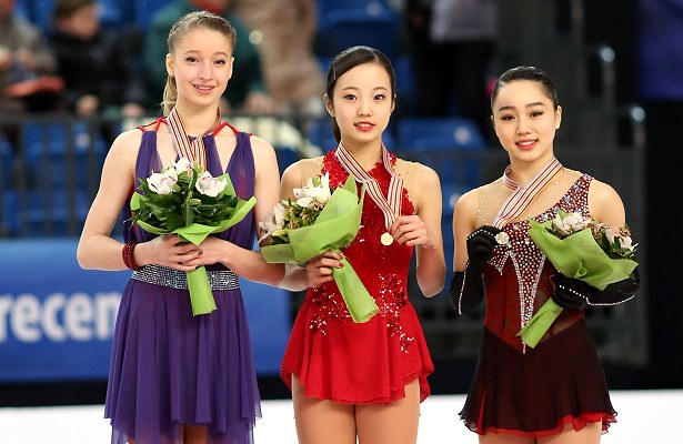 2016 World Junior Figure Skating Championships: Ladies Podium