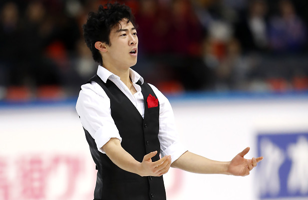 USA’s Nathan Chen leads men in Grenoble