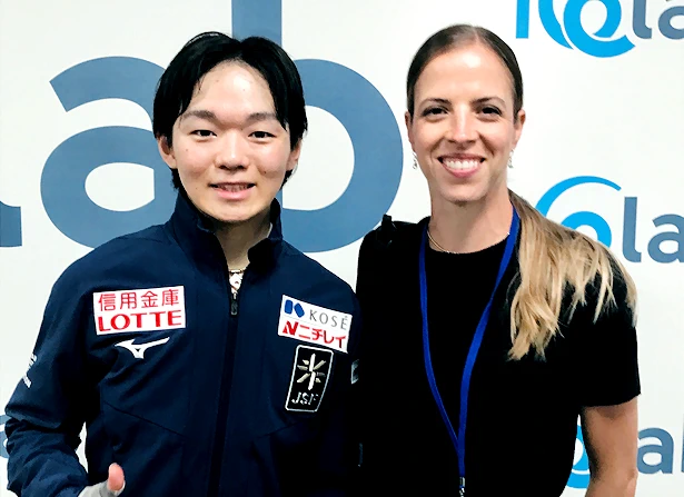 Carolina Kostner and Yuma Kagiyama
