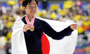 Yuma Kagiyama reclaims NHK Trophy title