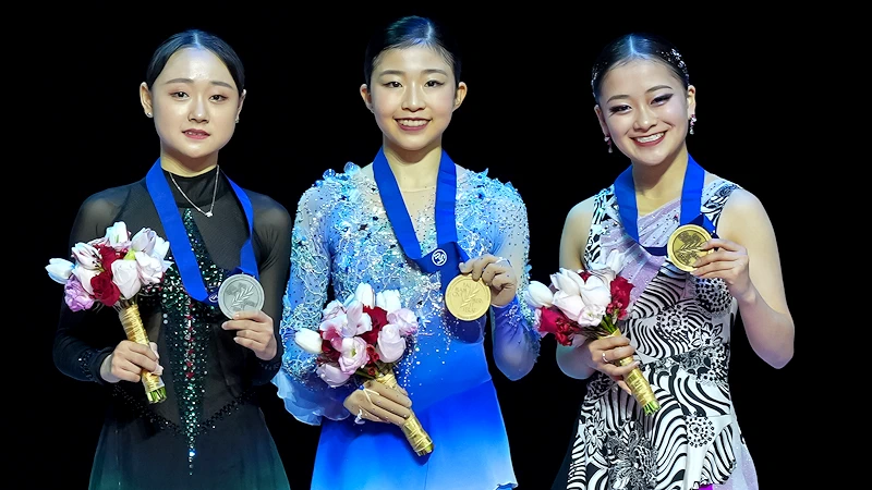 Mone Chiba commands at Four Continents